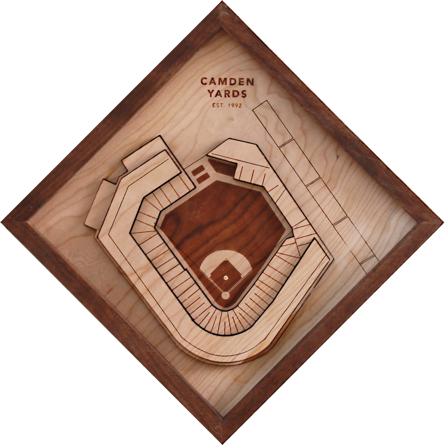 Camden Yards - Ballpark Diamond by Stadium Graph - 1