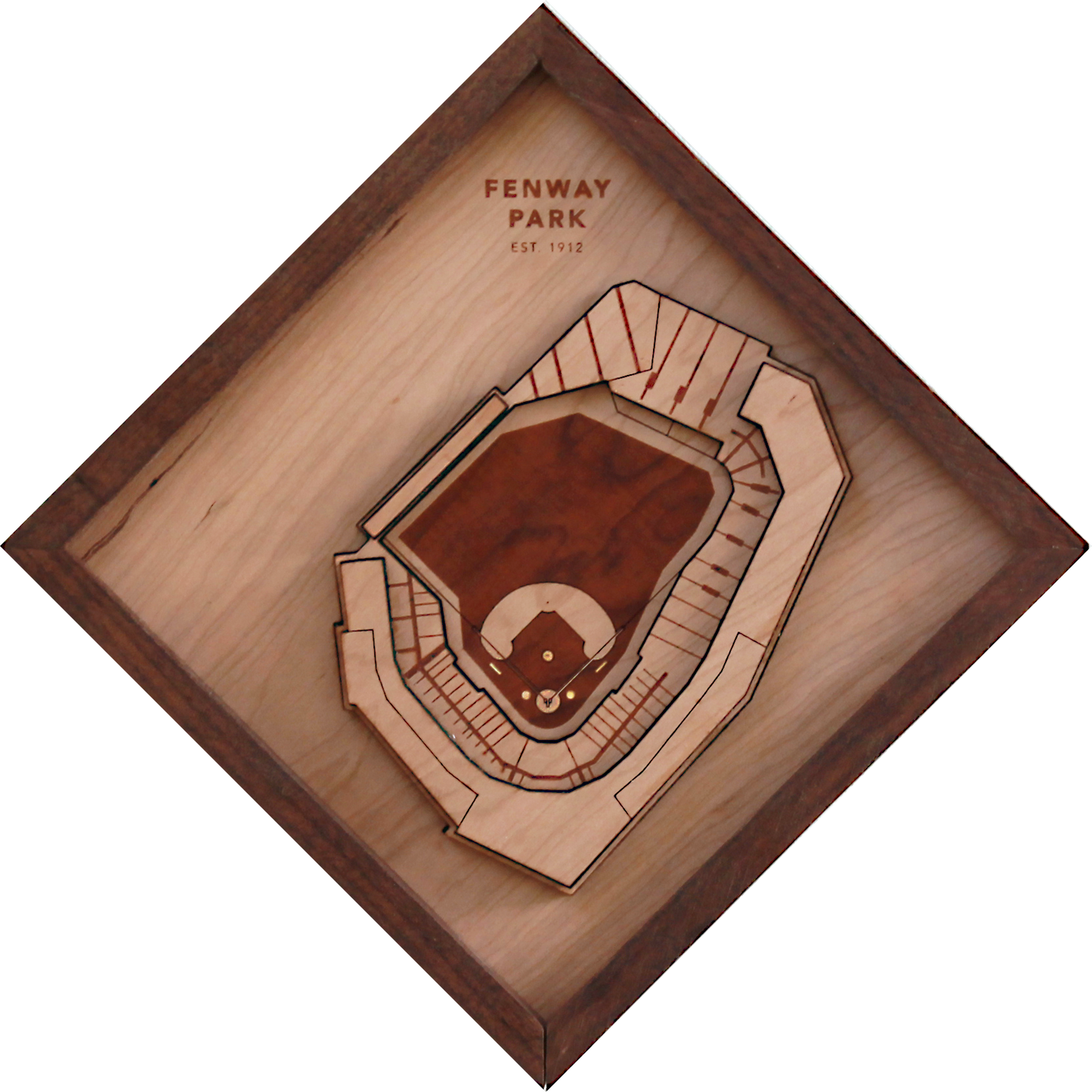 Fenway Park - Ballpark Diamond by Stadium Graph - 1