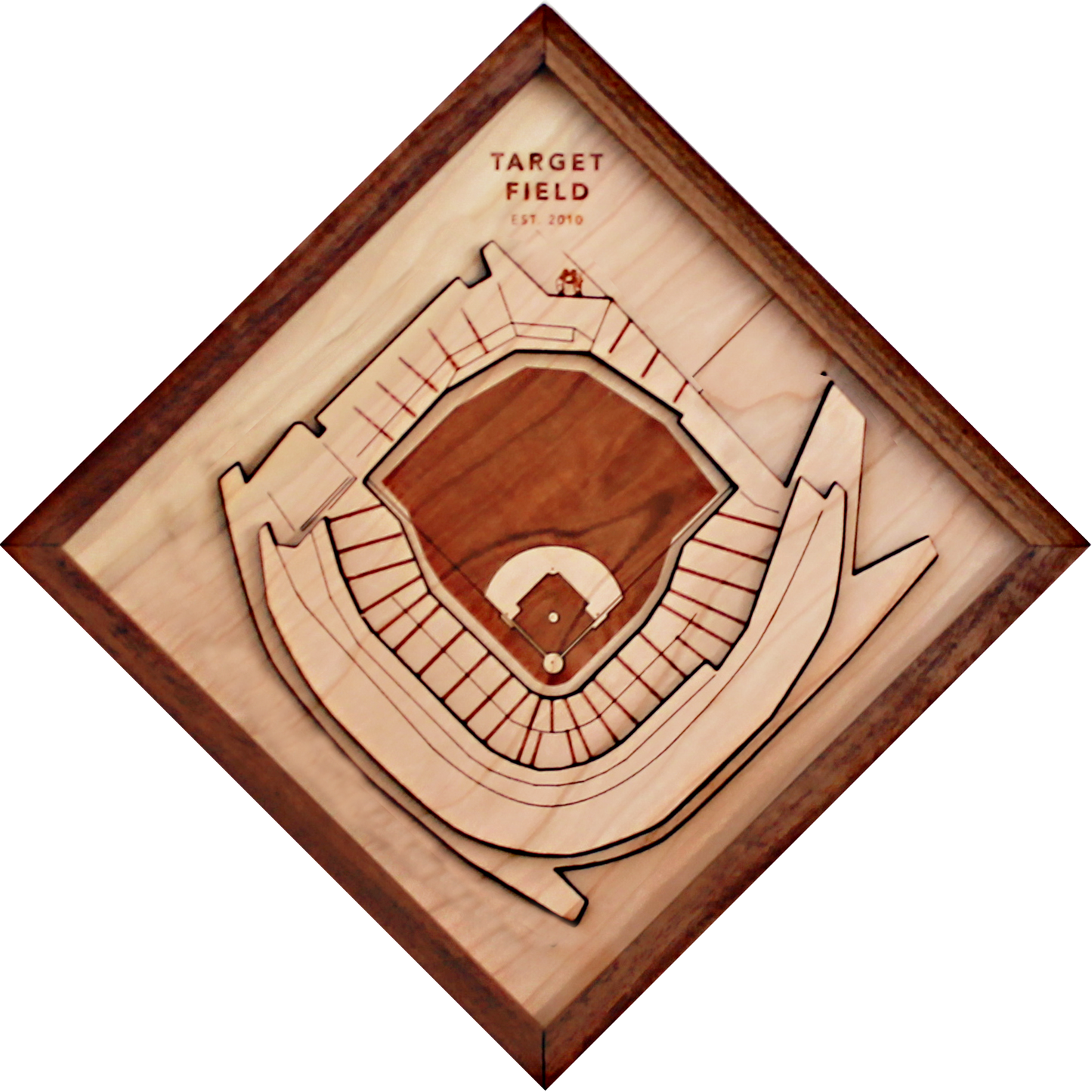 Target Field - Ballpark Diamond by Stadium Graph - 1