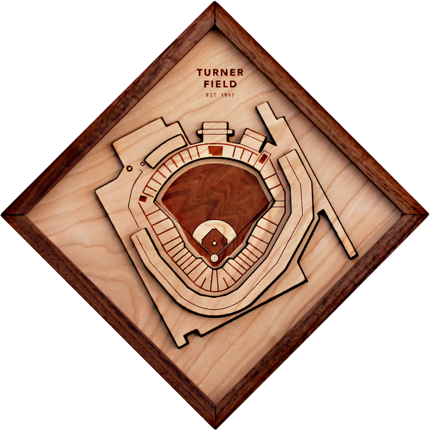 Turner Field - Ballpark Diamond by Stadium Graph - 1