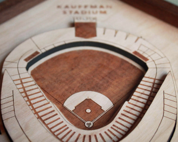 Kauffman Stadium - Ballpark Diamond by Stadium Graph - 5
