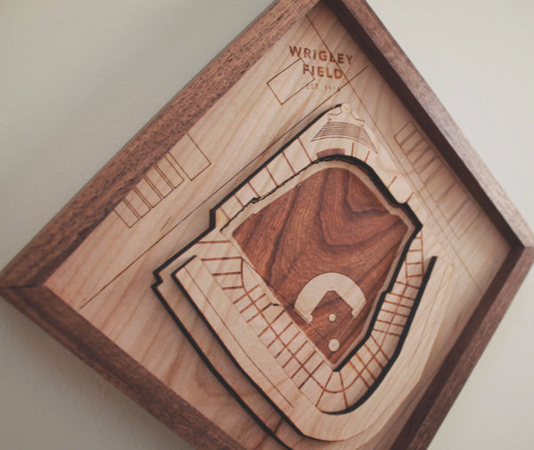 Wrigley Field - Ballpark Diamond by Stadium Graph - 5