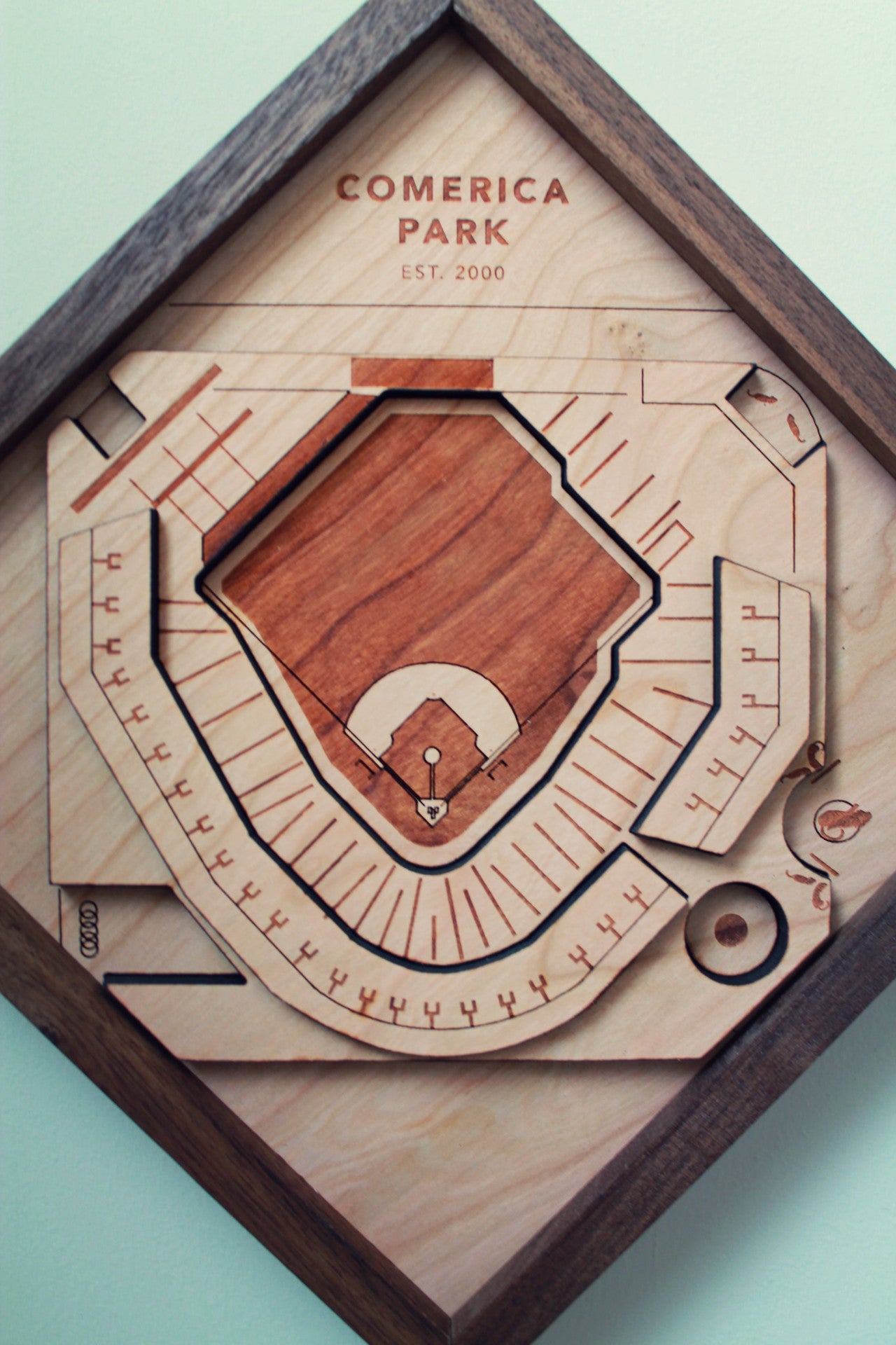 Comerica Park - Ballpark Diamond by Stadium Graph - 3