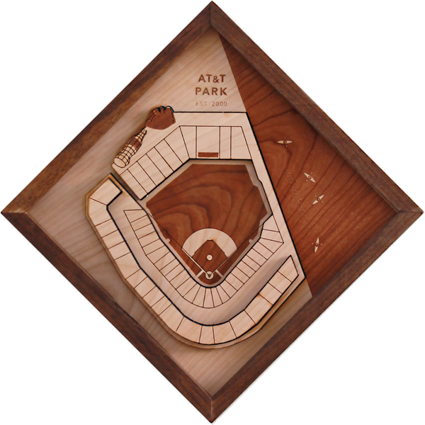 AT&T Park - Ballpark Diamond by Stadium Graph - 1
