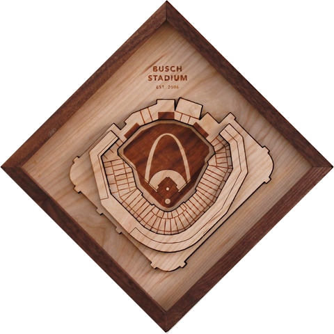 Busch Stadium - Ballpark Diamond by Stadium Graph - 1