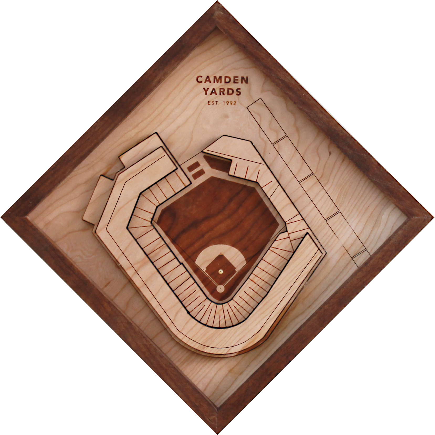 Camden Yards - Ballpark Diamond by Stadium Graph - 1