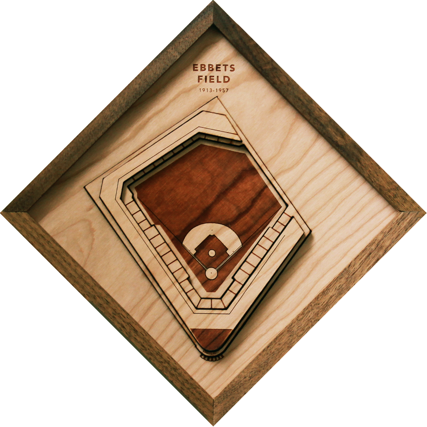 Ebbets Field - Ballpark Diamond by Stadium Graph - 1