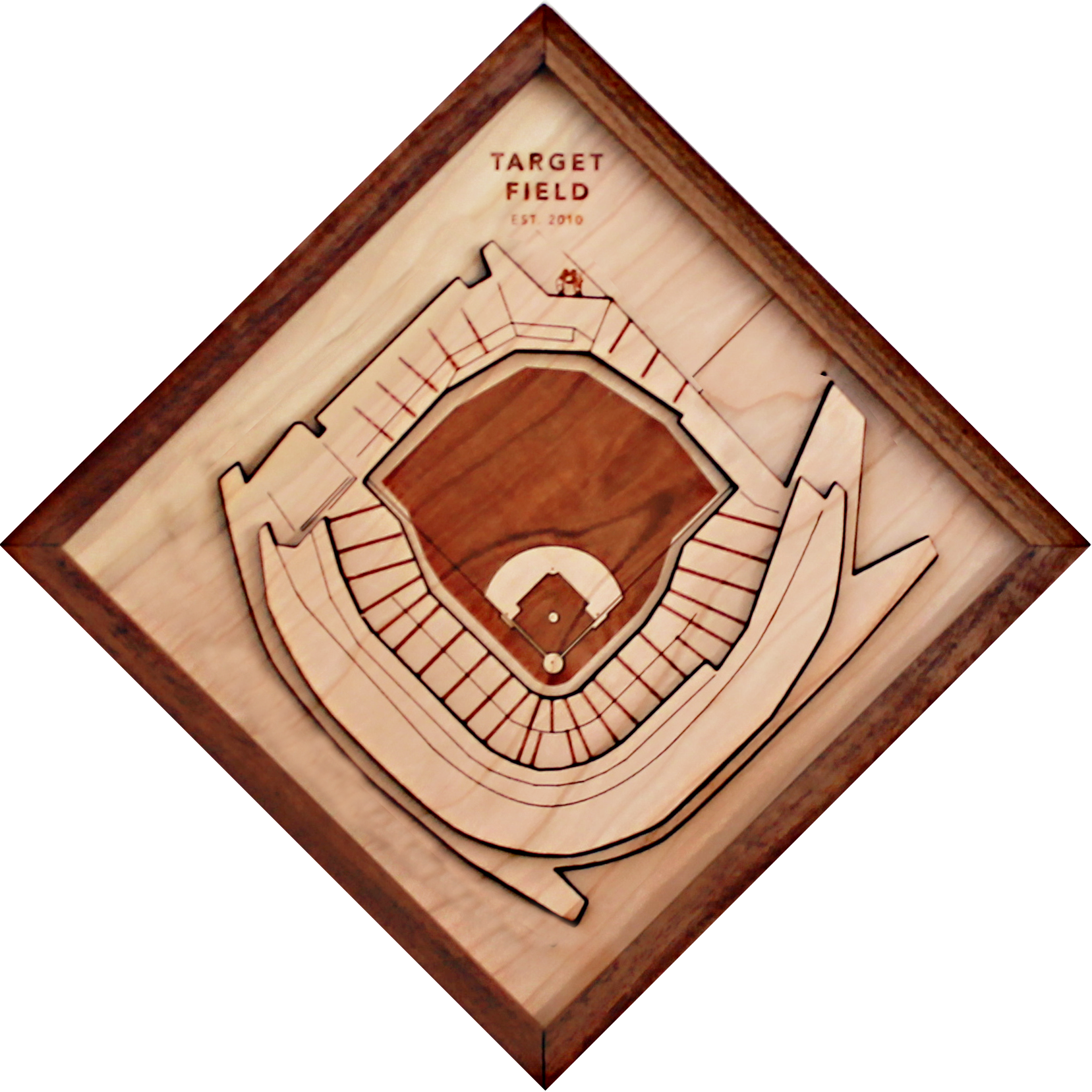 Target Field - Ballpark Diamond by Stadium Graph - 1