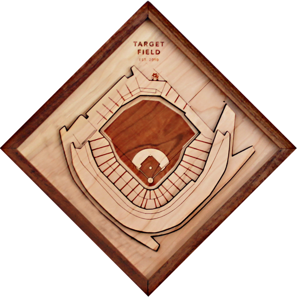 Target Field - Ballpark Diamond by Stadium Graph - 1